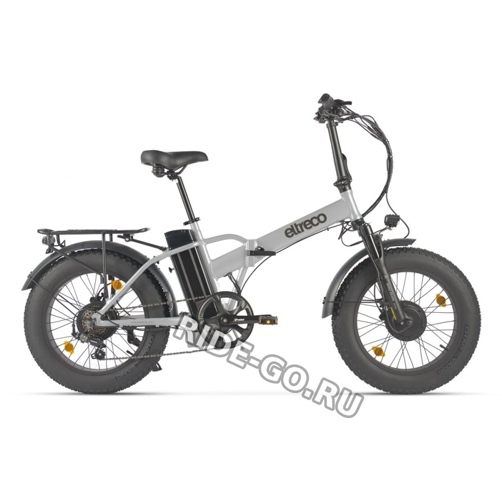 Электровелосипед Eltreco BAD DUAL NEW Серебристый-матовый