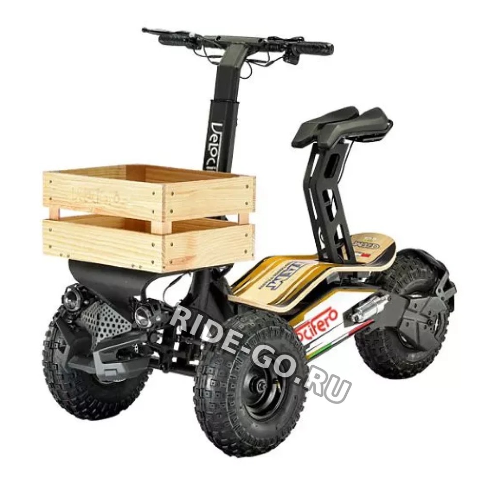 Электросамокат Velocifero MAD TRUCK CE 2000W (Yellow) с сиденьем