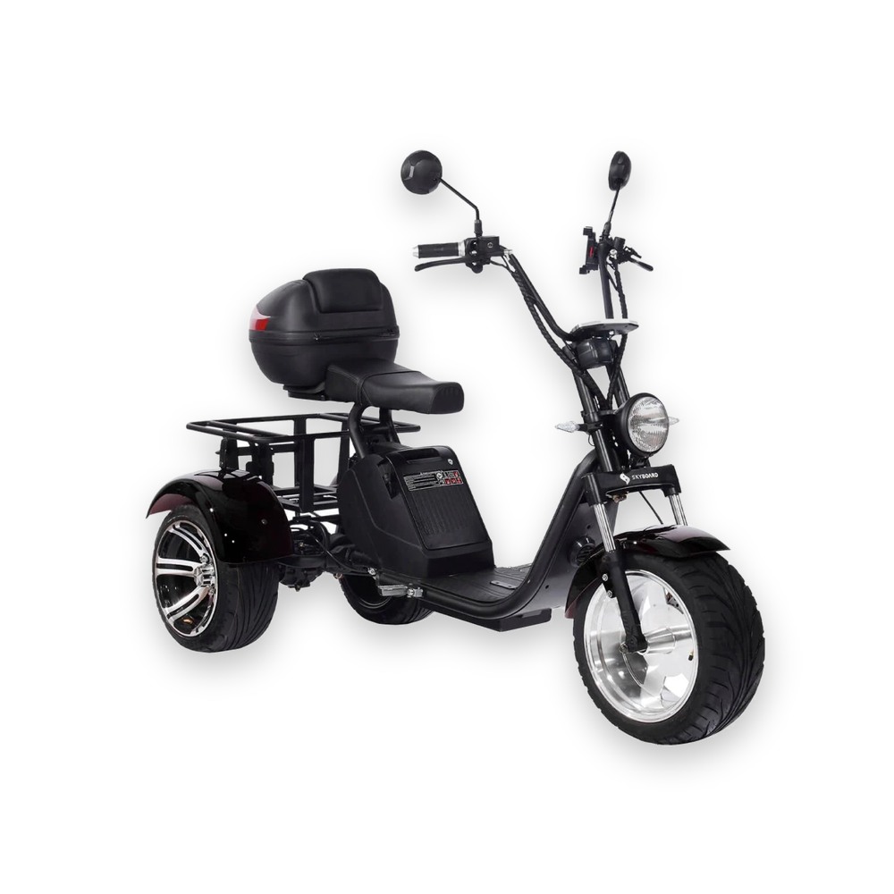 Электроскутер CityCoco SKYBOARD Trike BR80 Черный