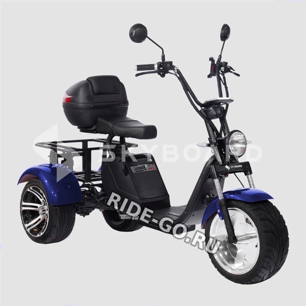 Электроскутер CityCoco SKYBOARD Trike BR80 Синий