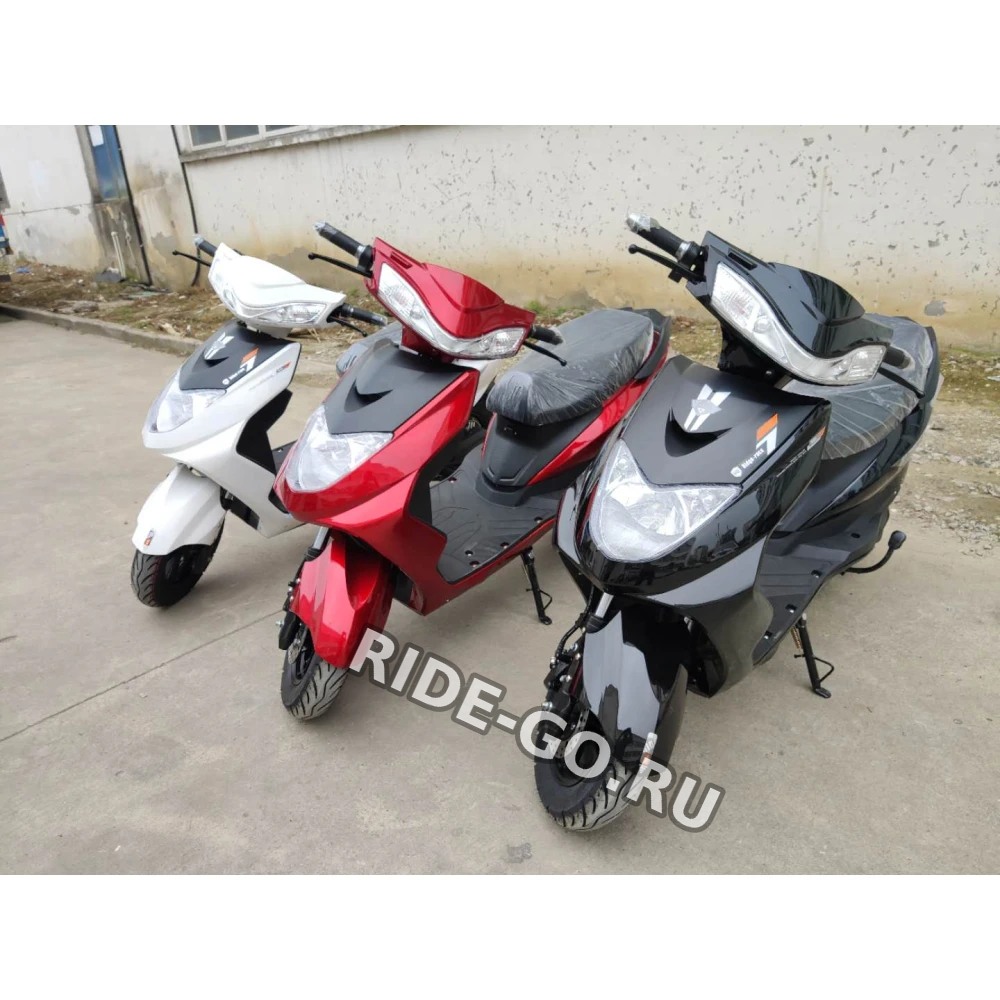 Электроскутер GreenCamel Трофи, 60V 1500W R10 Черный