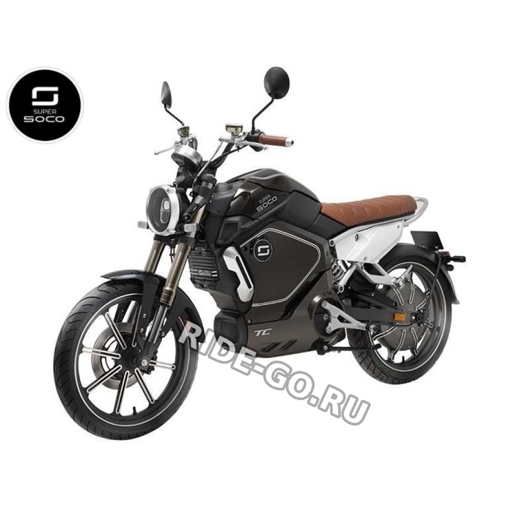 Электромотоцикл Super Soco TC 3000W 30Ah Black