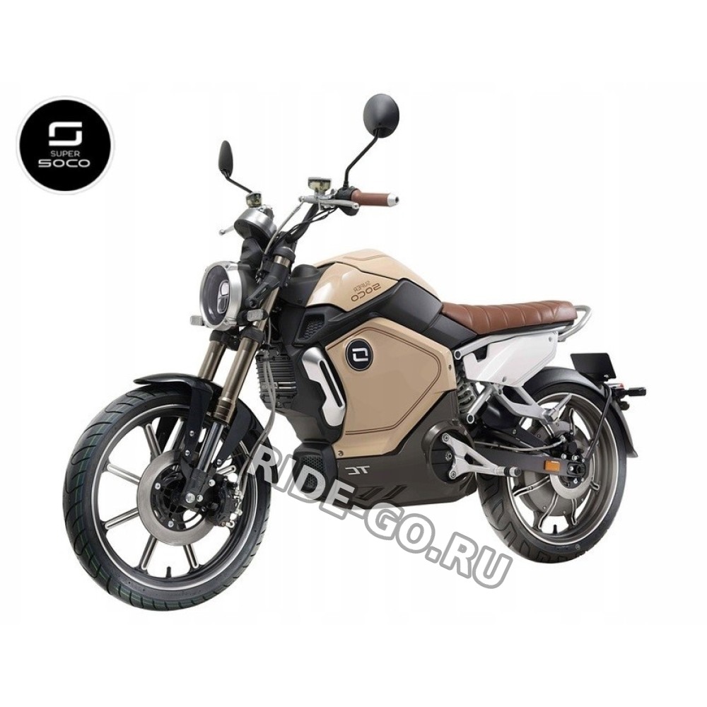 Электромотоцикл Super Soco TC 3000W 30Ah Yellow