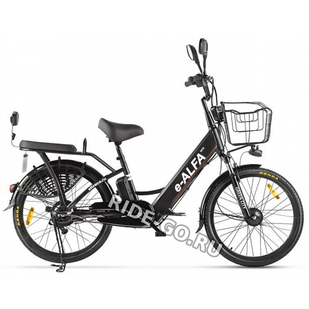 Электровелосипед Green City e-ALFA new черный