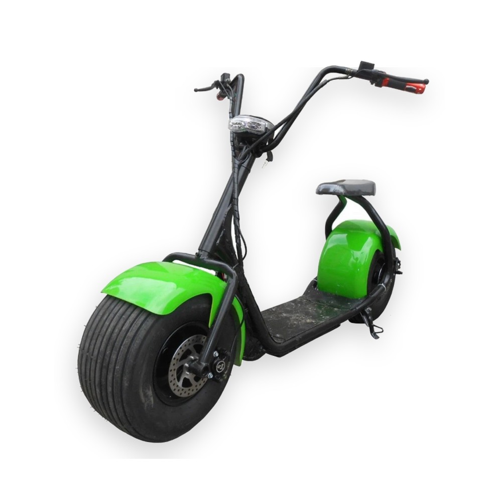 Электроскутер Seev Citycoco Classic 1000W 12Аh 60V Зеленый