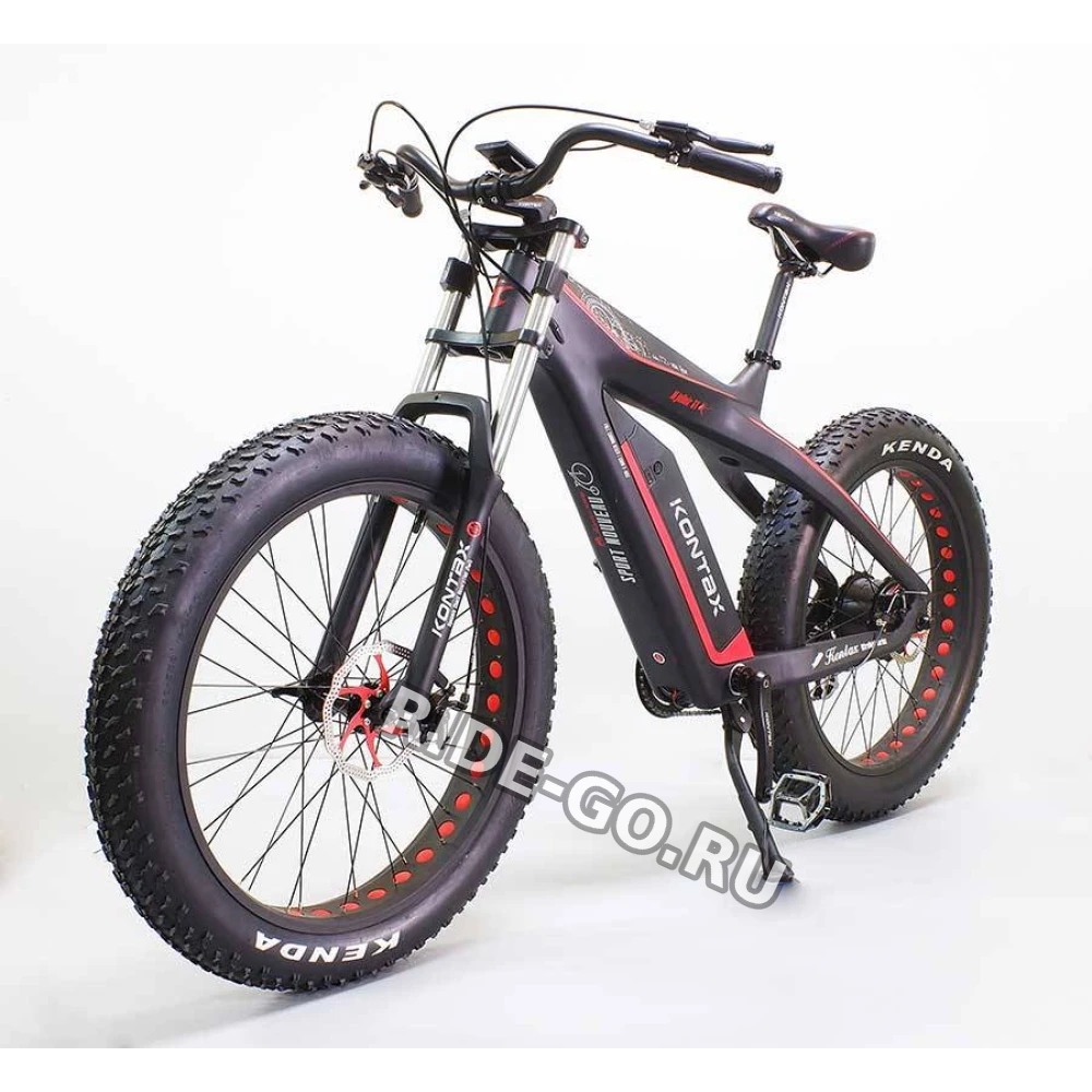 Электровелосипед GreenCamel Kontax (R26FAT 750W Bafang 48V LG 13Ah) carbon, torque, Altus 8скор
