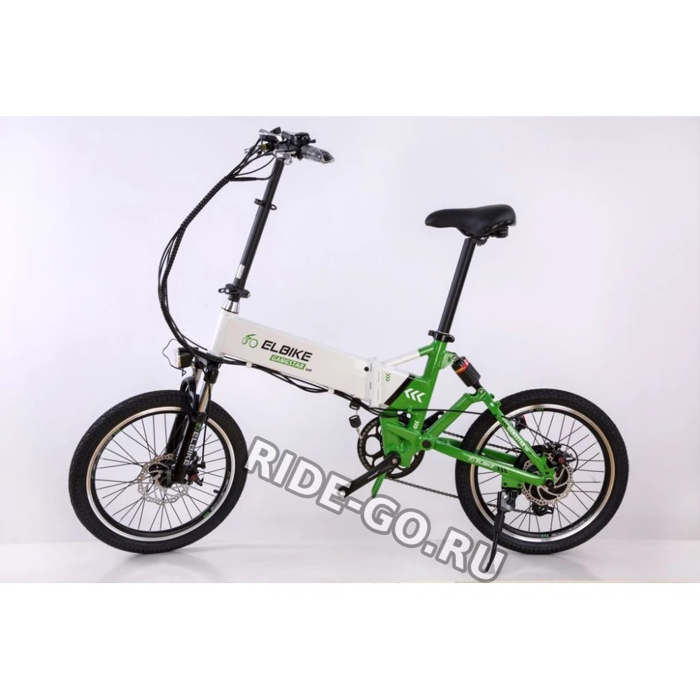 ЭЛЕКТРОВЕЛОСИПЕД ELBIKE GANGSTAR VIP 500W 48V Бело-зеленый