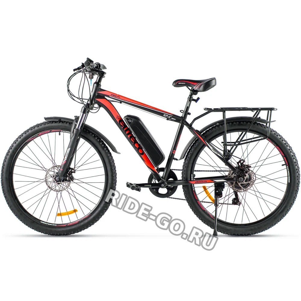 Электровелосипед Eltreco XT-800 NEW Черно-красный