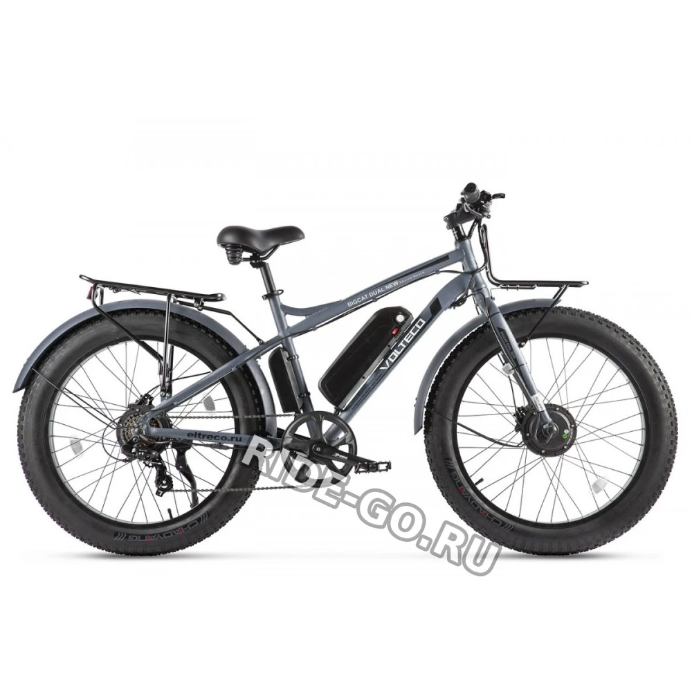 Электровелосипед VOLTECO BIGCAT DUAL NEW Серый