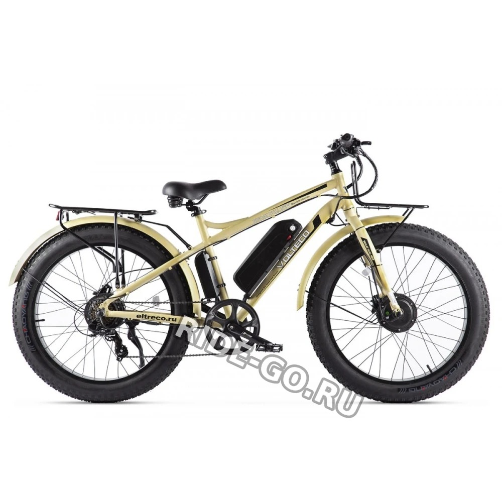 Электровелосипед VOLTECO BIGCAT DUAL NEW Бежевый