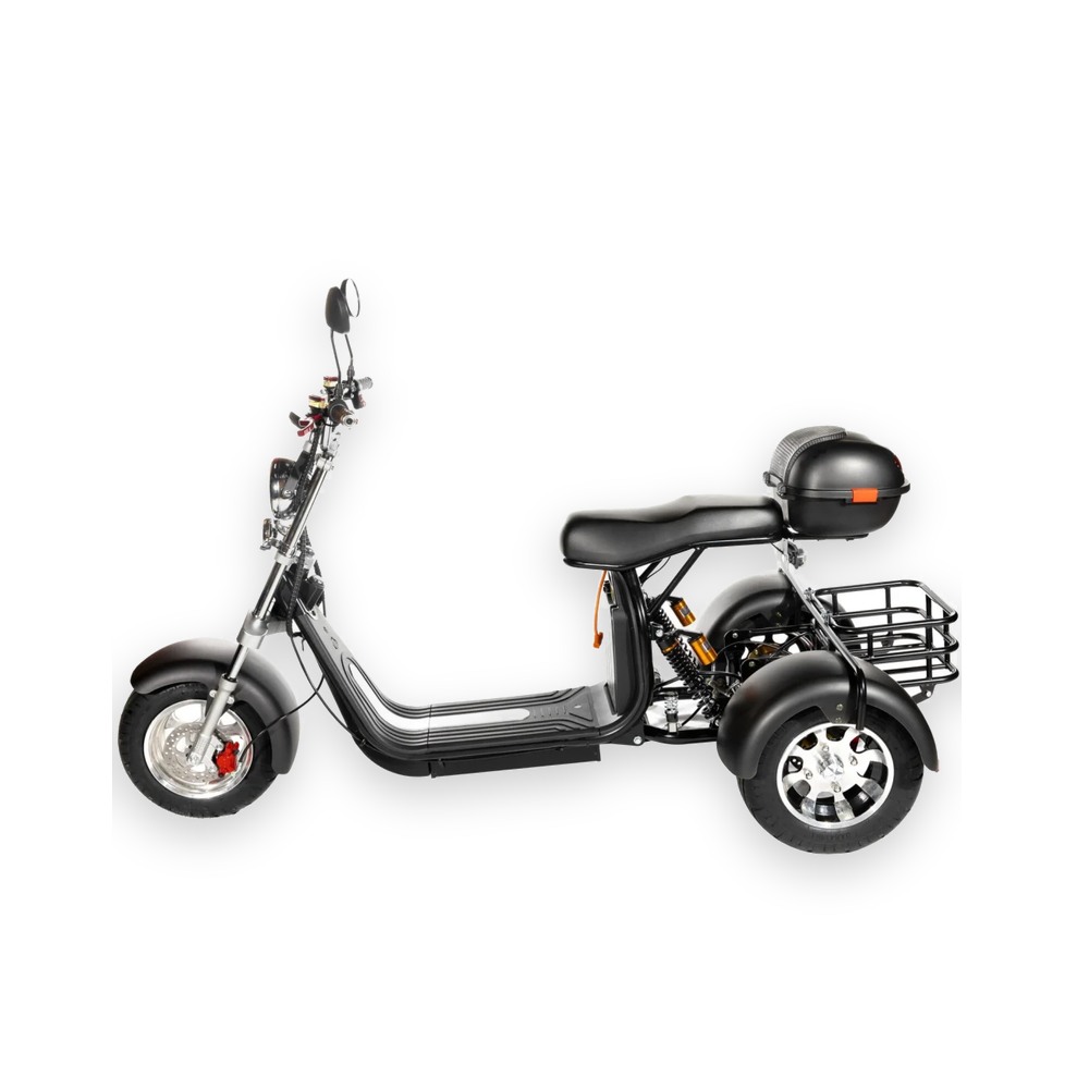 Электроскутер трехколесный CITYCOCO GT X11 TRIKE Коричневый
