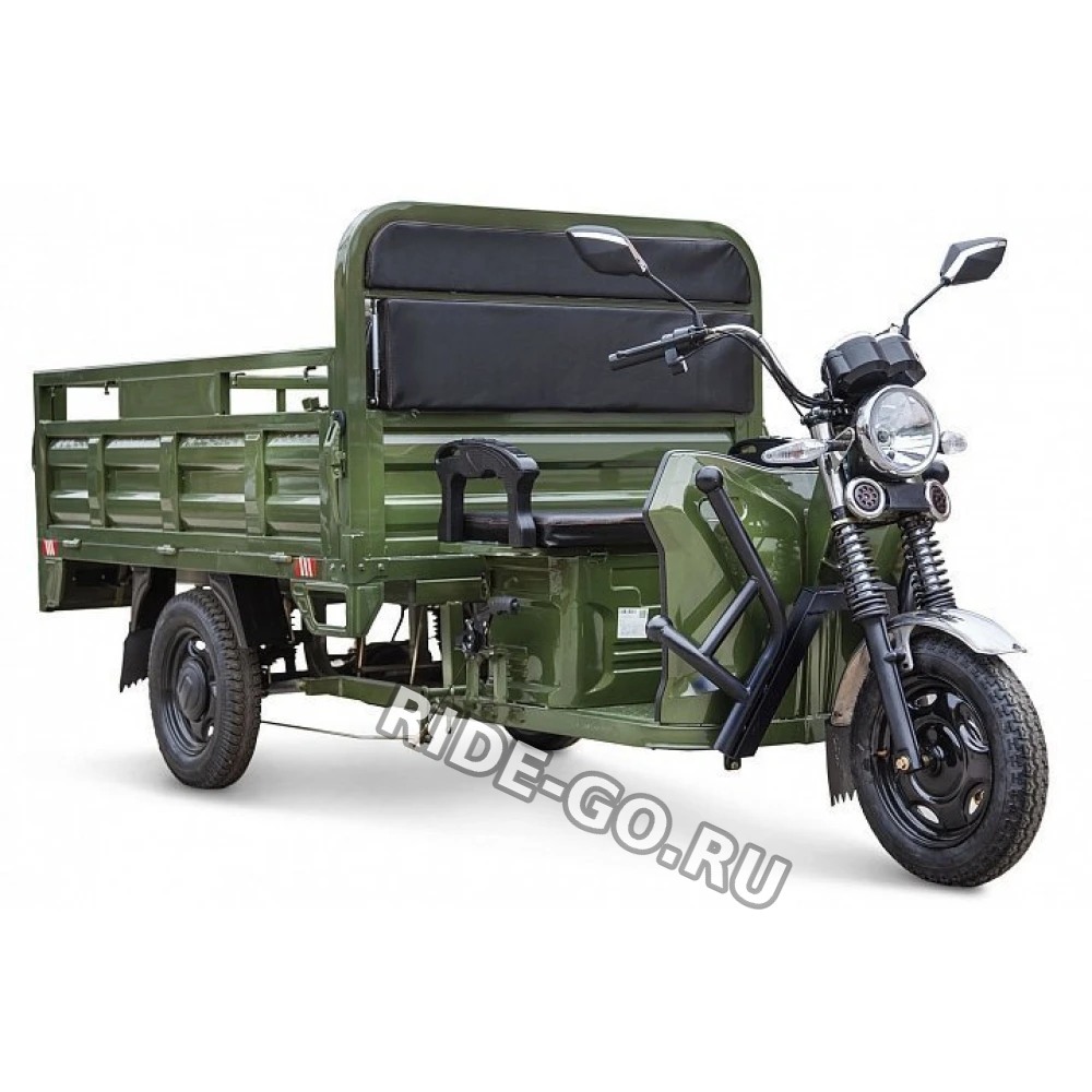 Грузовой электротрицикл Rutrike D4 NEXT 1800 60V1200W Зеленый