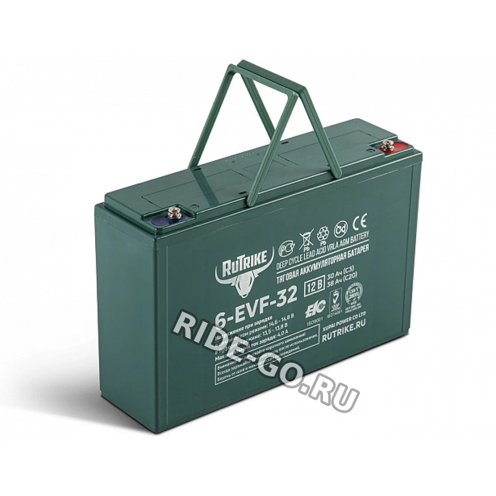 Тяговый аккумулятор RuTrike 6-EVF-32 (12V32A/H C3)