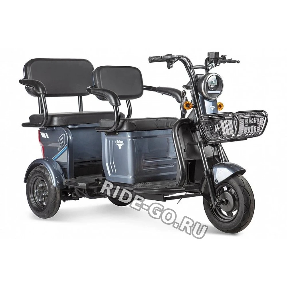 Электрический Трицикл Rutrike Трансформер Trike Серый