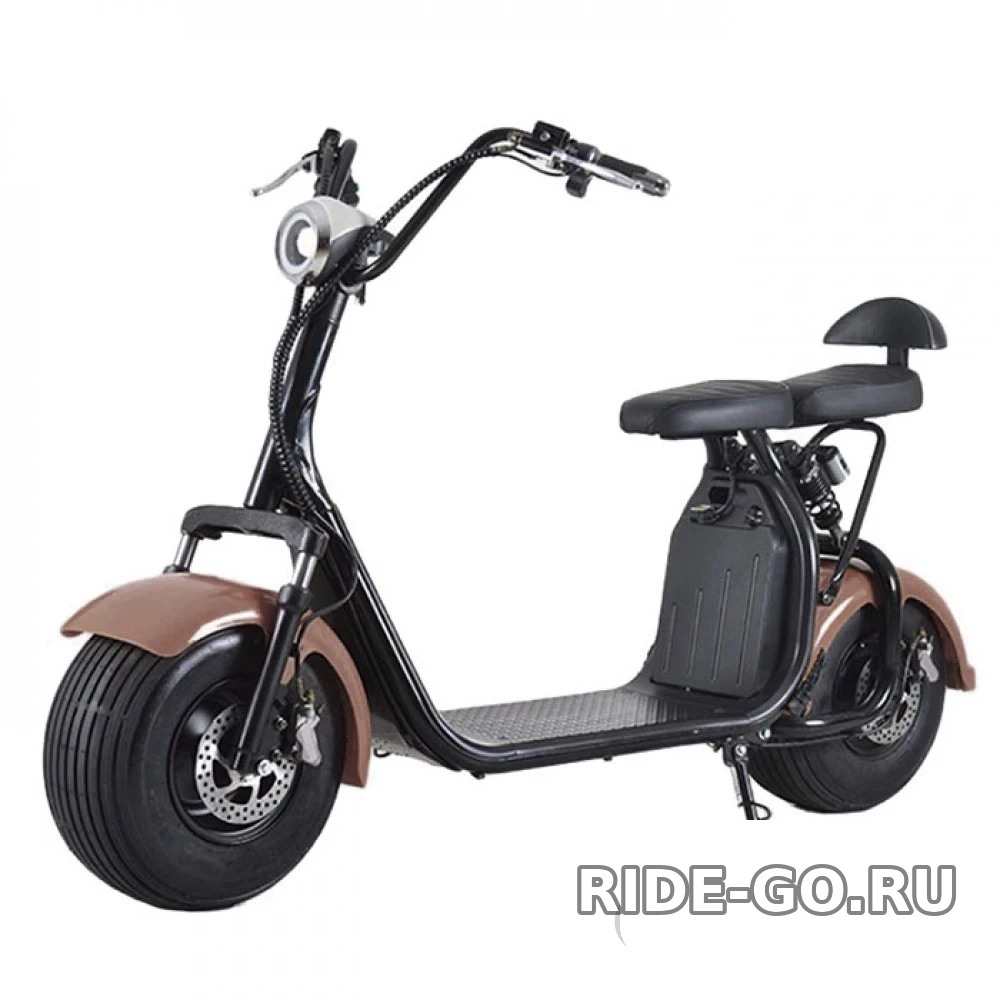 Электроскутер Citycoco GT X7 (2000W) Коричневый