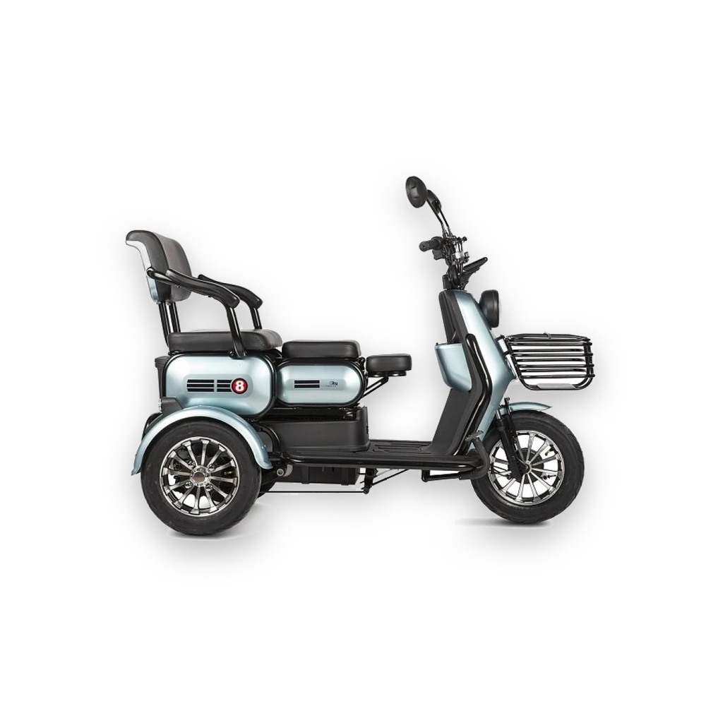 Электротрицикл Rutrike Патрон Голубой