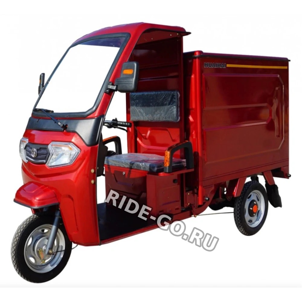 Электротрицикл грузовой GreenCamel Тендер 3 Trike(1500W 50км/ч) закрытый кузов, понижающая