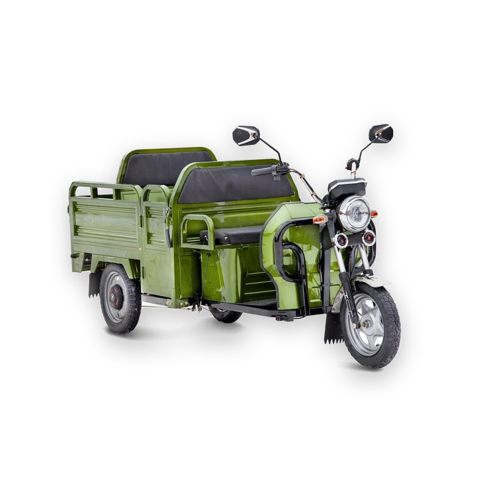 Грузовой электротрицикл Rutrike Вояж-П2 1250 60V800W зеленый
