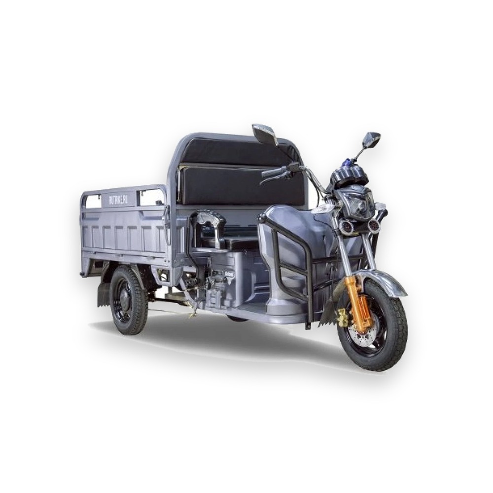 Грузовой электротрицикл Rutrike Гибрид 1500 60V1000W32Ah Темно-серый