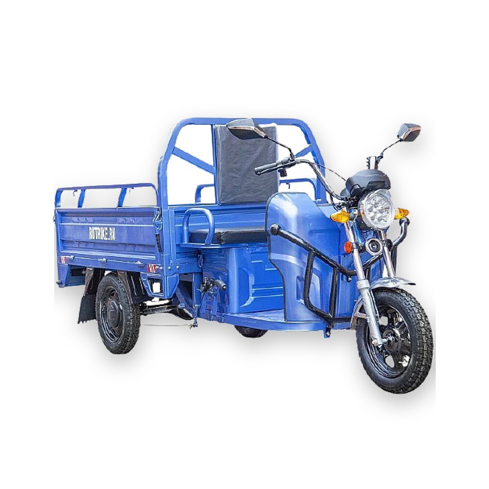 Грузовой электротрицикл Rutrike Круиз 60V/1000W синий