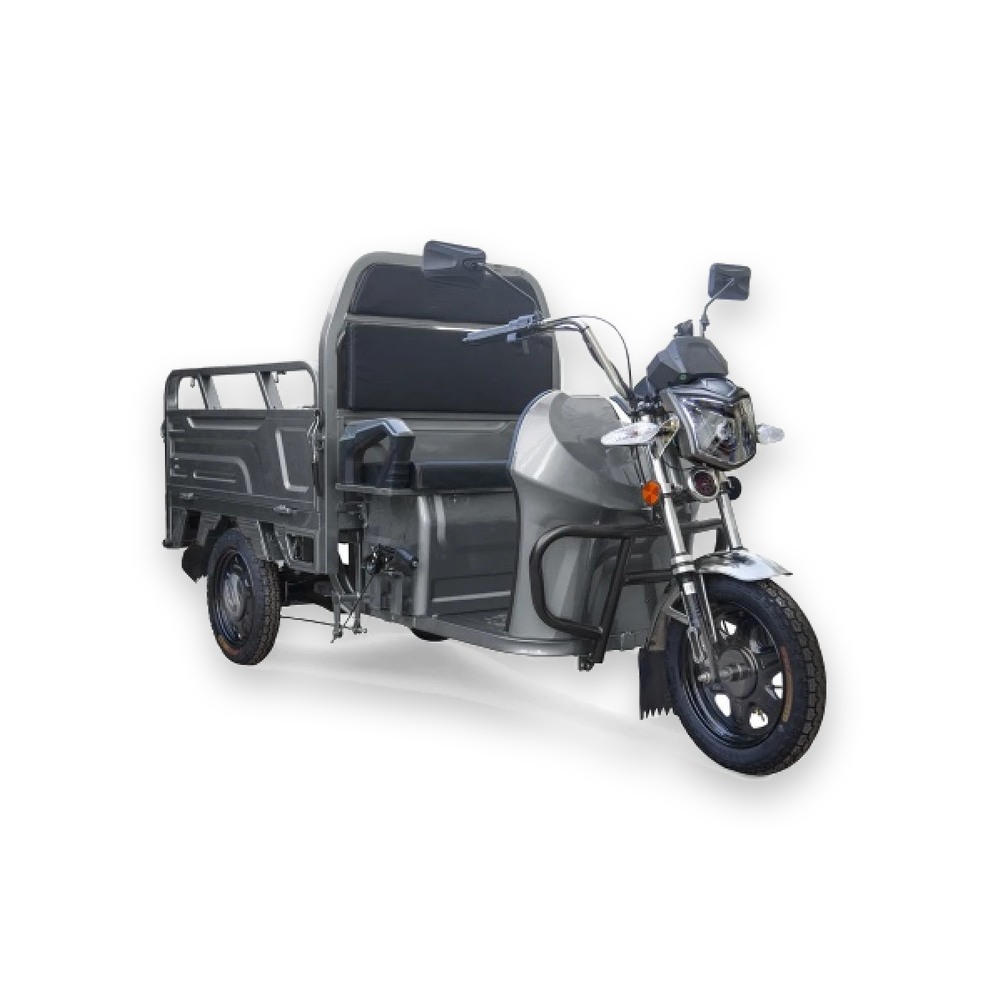 Грузовой электротрицикл Rutrike Вояж К1 1200 60V800W Темно-серый