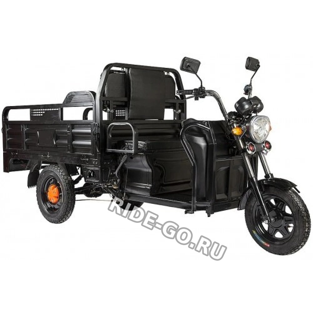 Грузовой электротрицикл Rutrike D2 1500 60V1000W черный