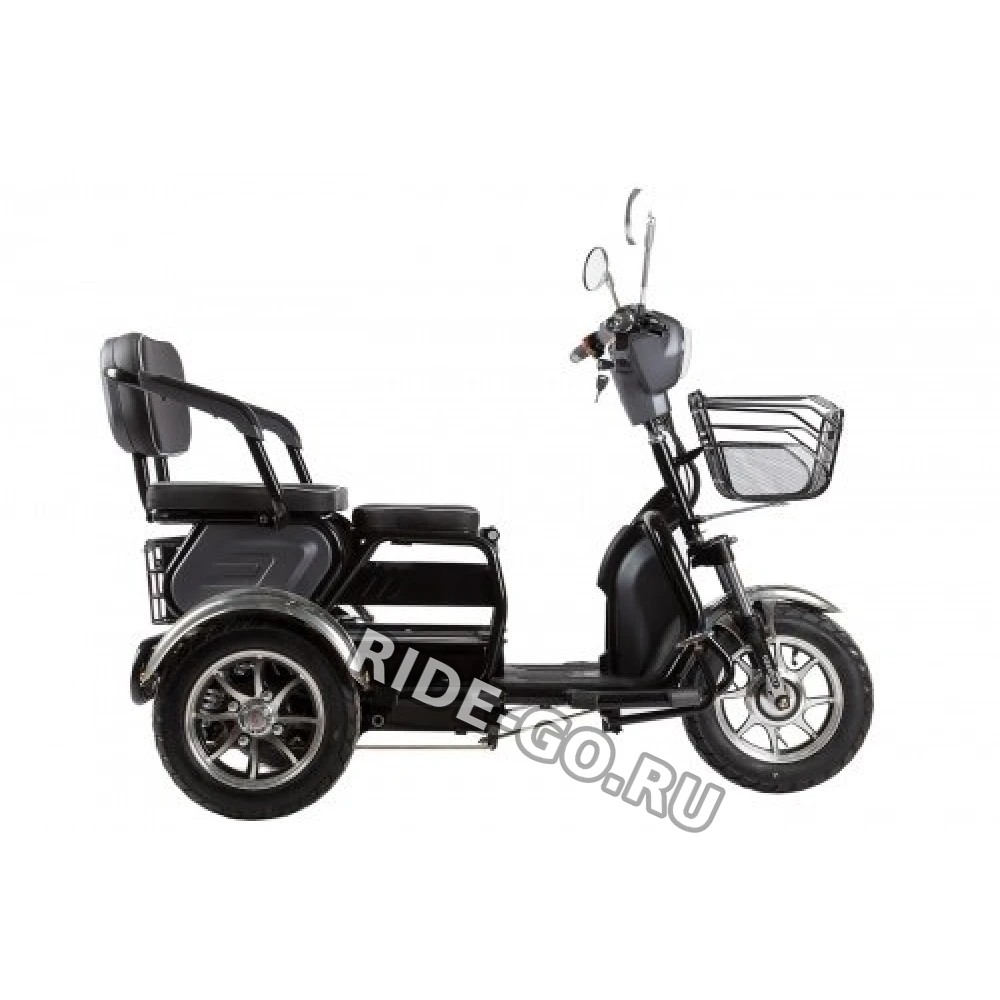 Электротрицикл Rutrike S2 V2 трансформер серый