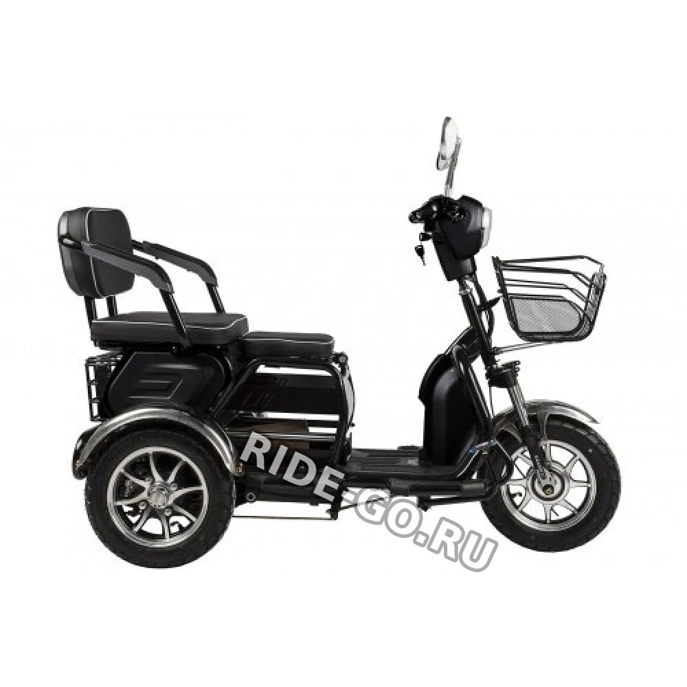 Электротрицикл Rutrike S2 V2 трансформер черный