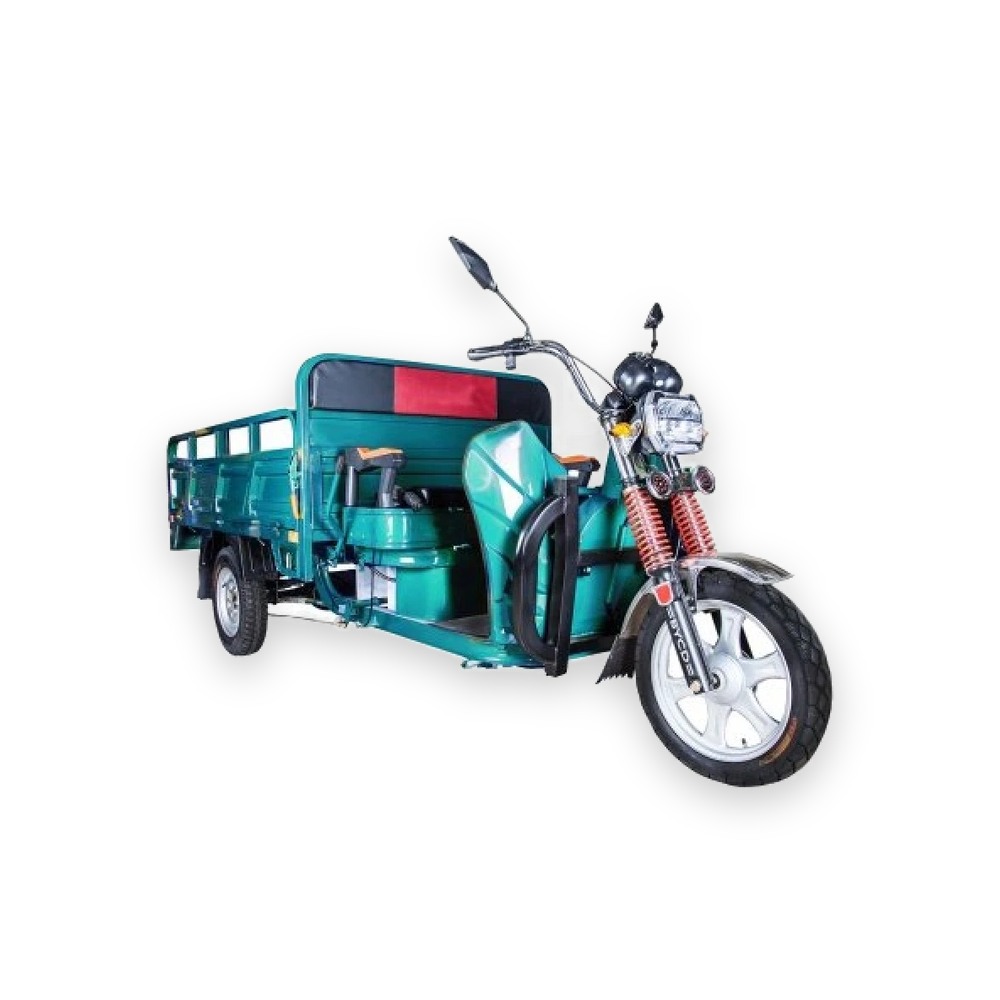 Грузовой электротрицикл Rutrike Алтай 2000 60V1500W светло-зеленый