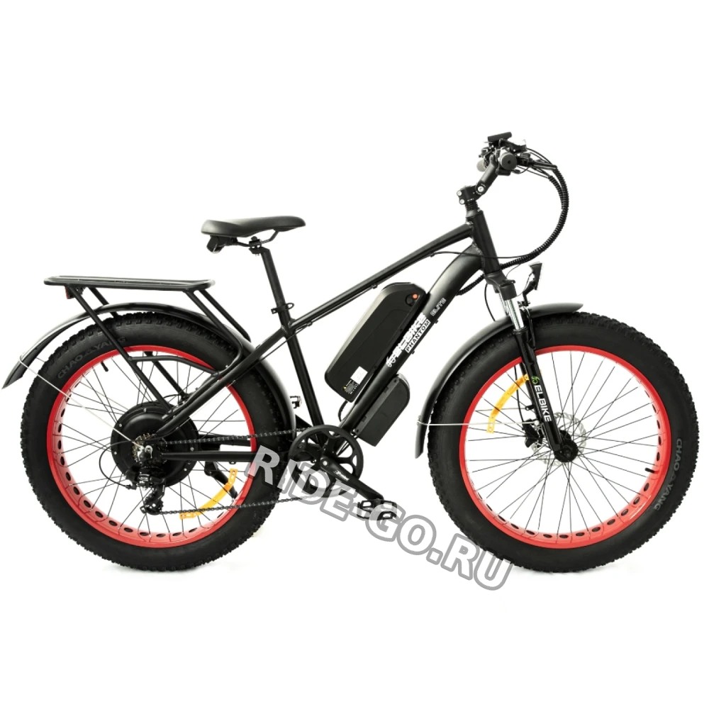 Электровелосипед Elbike Phantom Elite черно-красный