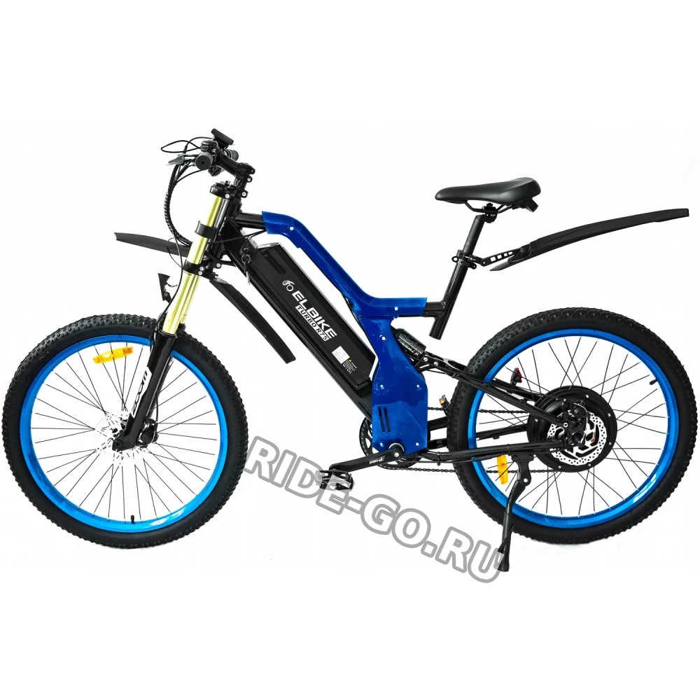 Электровелосипед ELBIKE TURBO R75 VIP синий