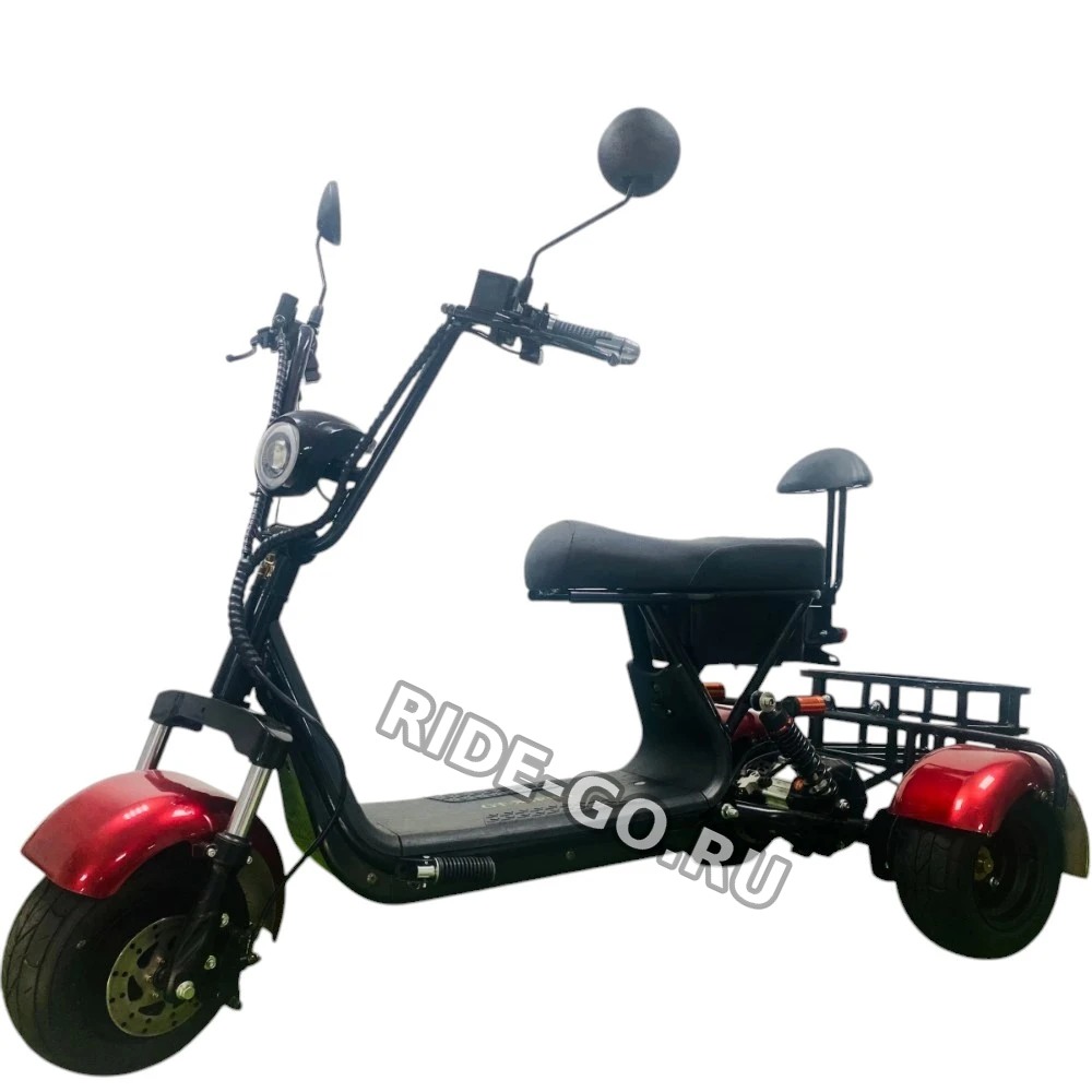 Электроскутер Citycoco GT X3 Pro Trike Mini Красный