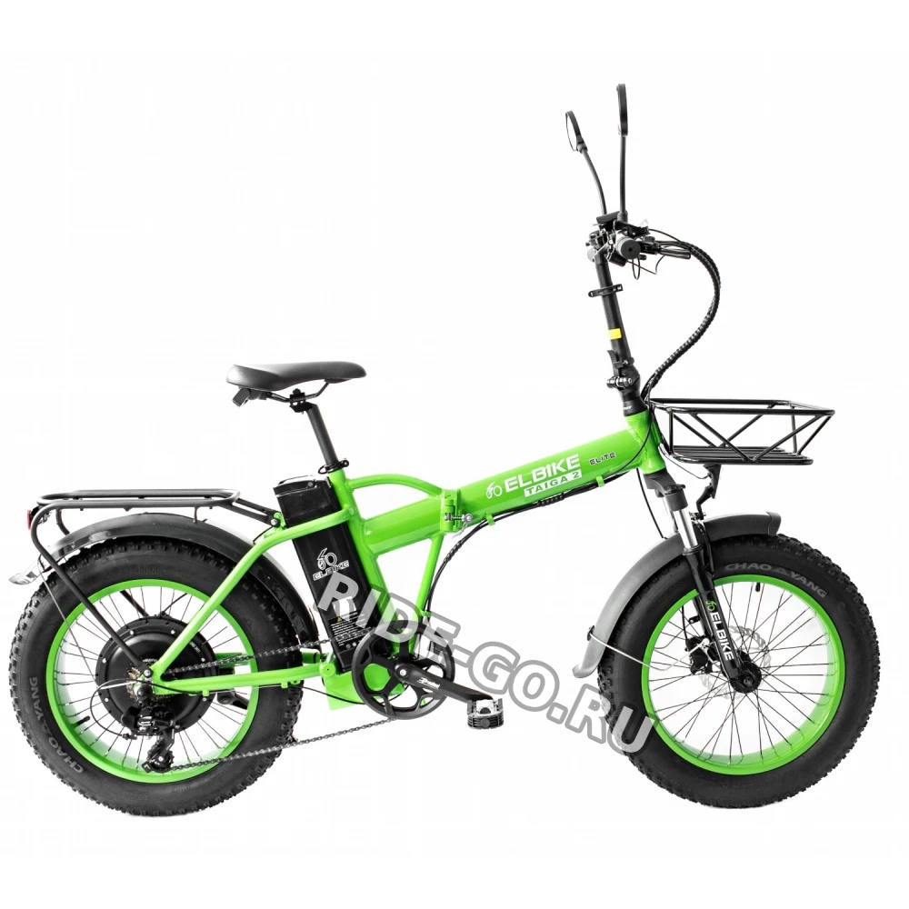 Электровелосипед Elbike Taiga 2 Elite зеленый