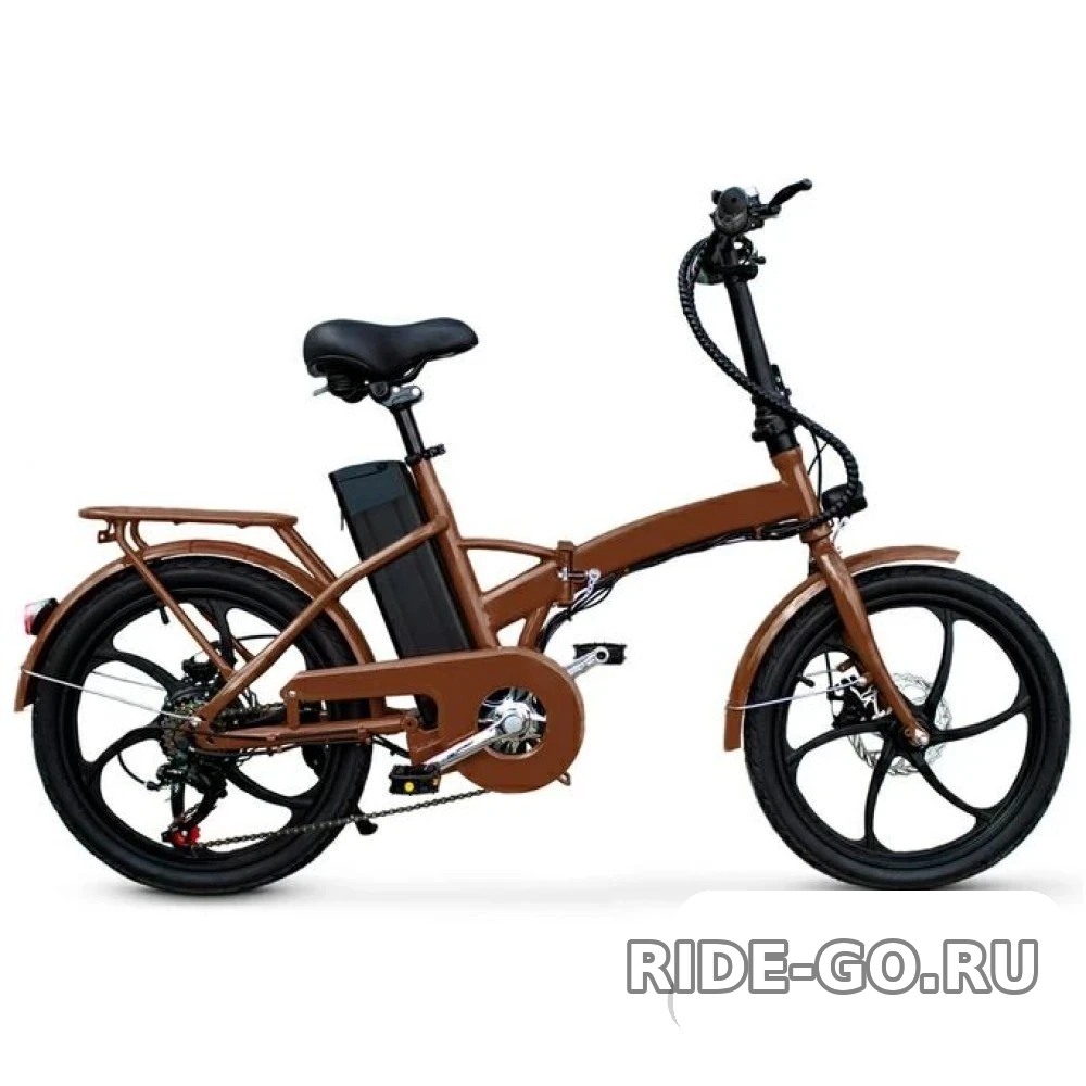Электровелосипед Unimoto ZERO коричневый