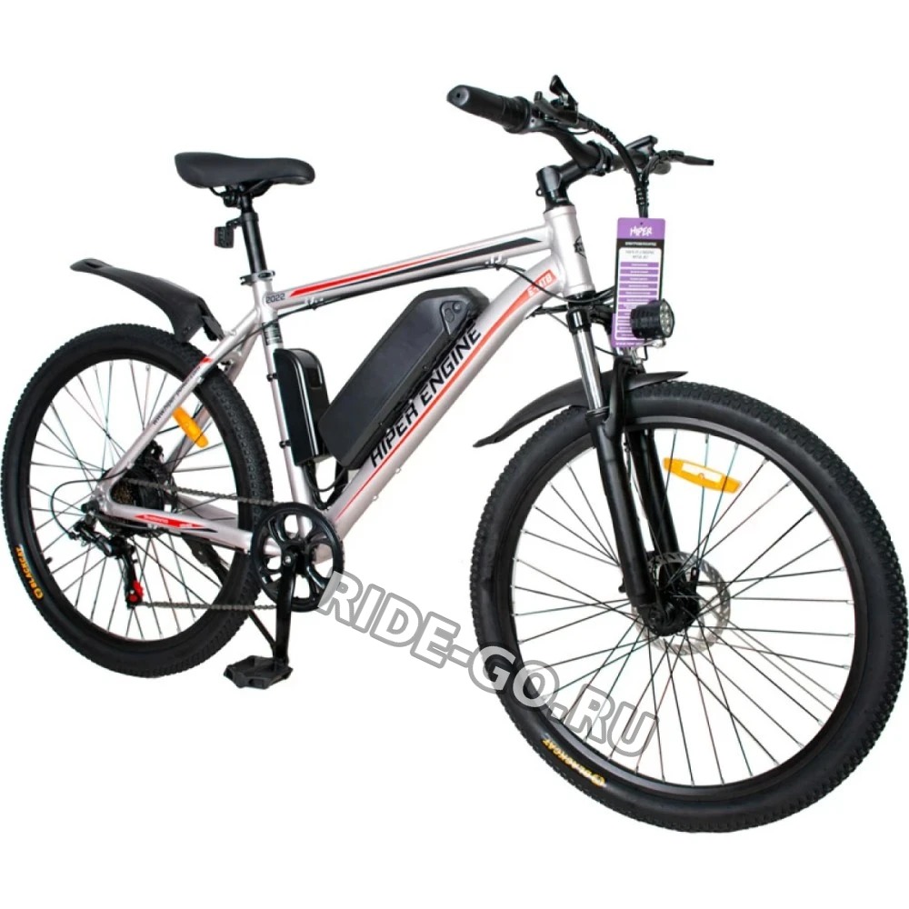 Электровелосипед HIPER Engine MTB A1 Серебристый