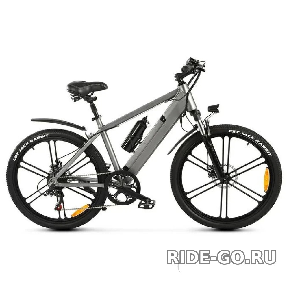 Электровелосипед Unimoto TREK серебристый