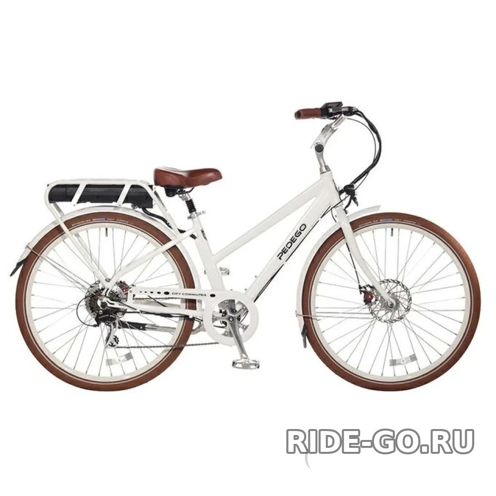 Электровелосипед Pedego City Commuter Step-THRU белый