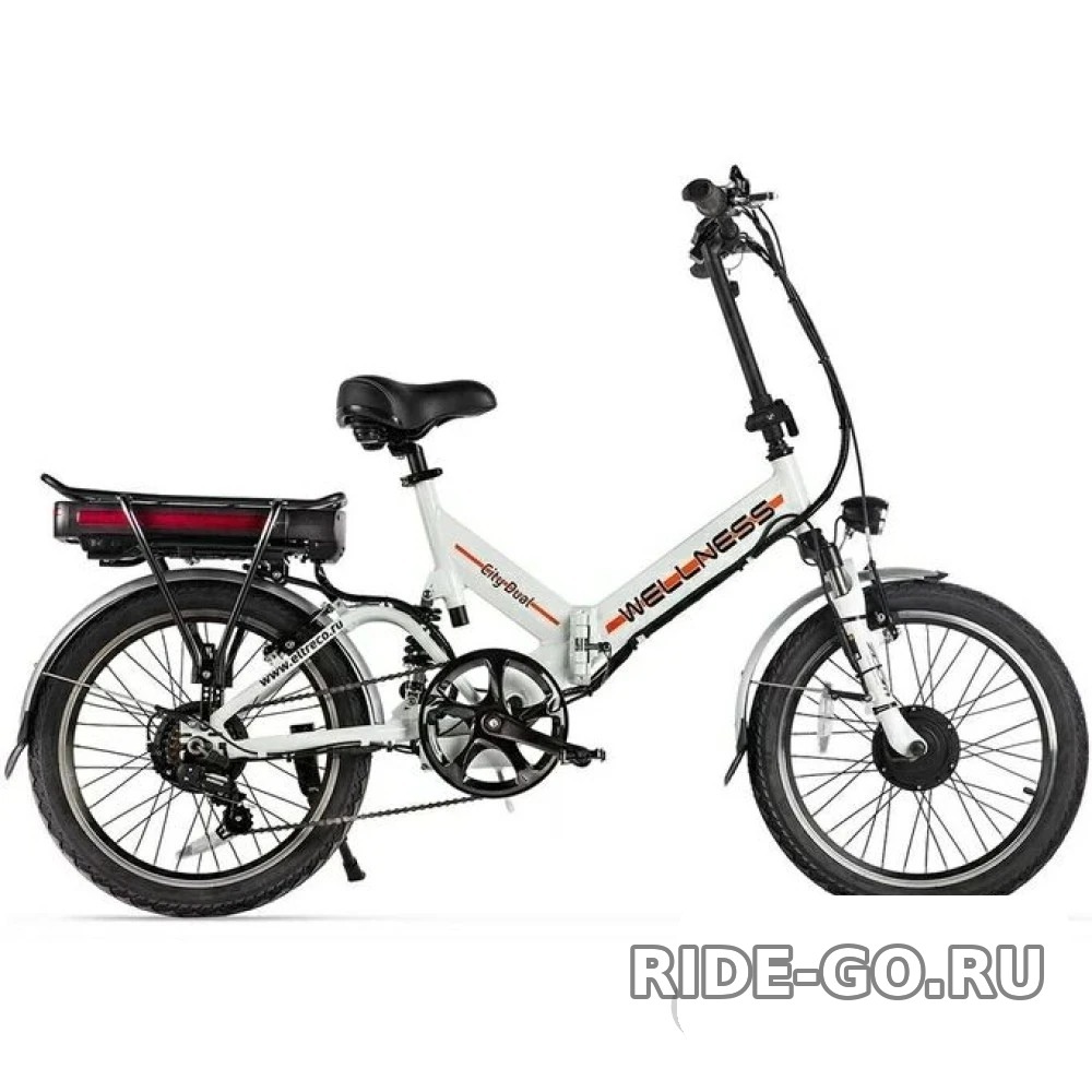 Электровелосипед Wellness CITY DUAL 700W белый