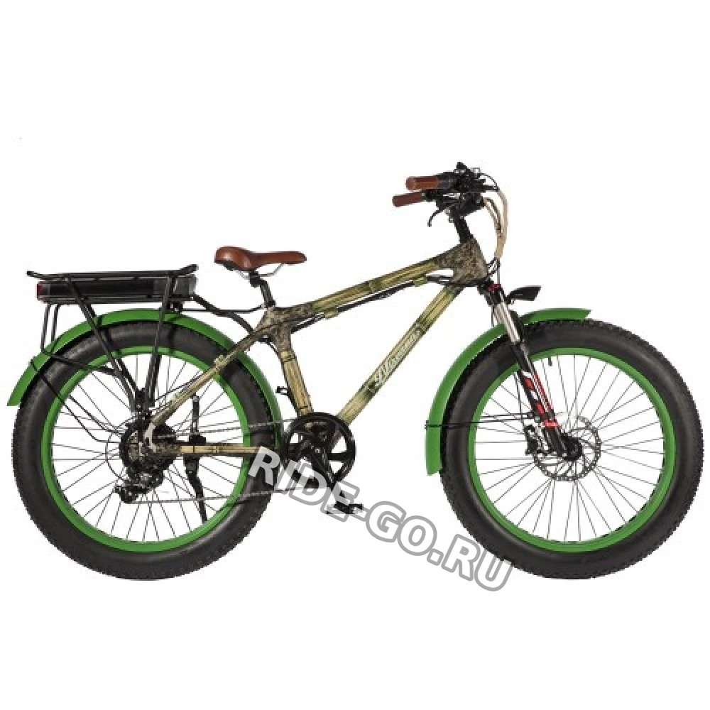 Электровелосипед Eltreco Nirvana Bamboo зеленый