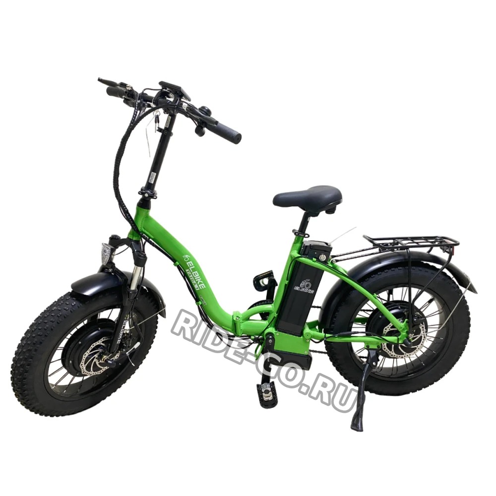 Электровелосипед электрофэтбайк Elbike TAIGA 1 Twix зеленый