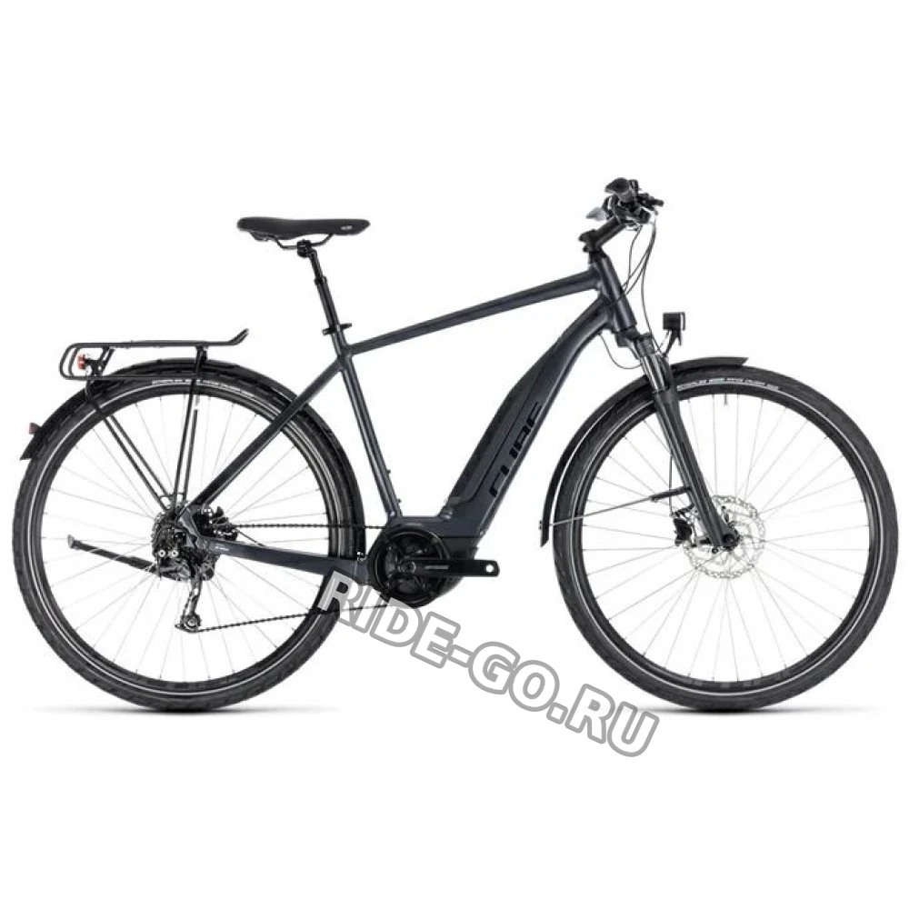 Электровелосипед Cube Touring Hybrid One 400 черный