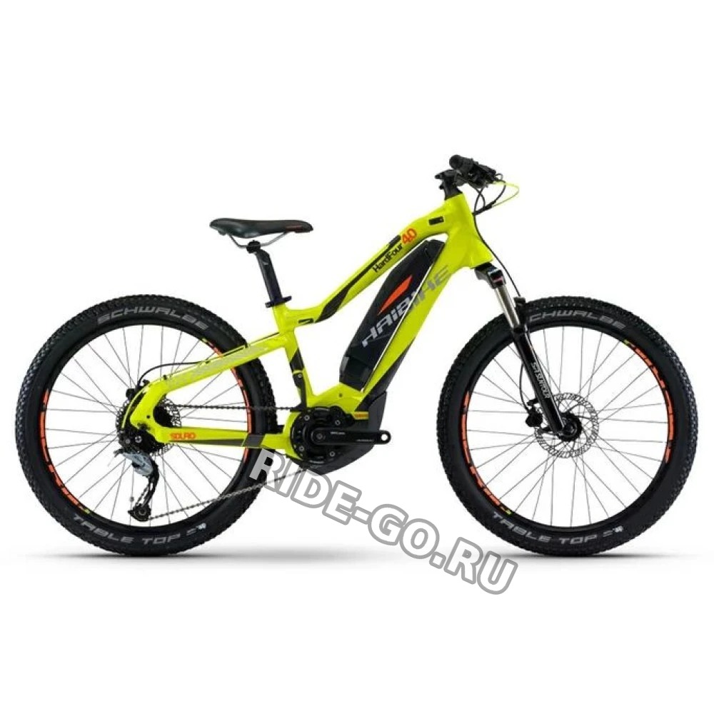 Электровелосипед Haibike SDURO HardFour 4.0 черно-желтый
