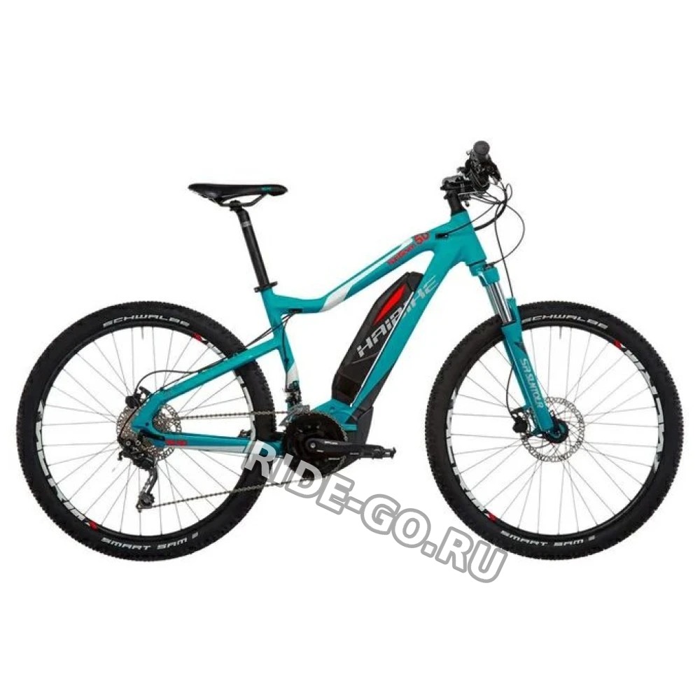 Электровелосипед Haibike SDURO HardSeven 5.0 бирюзовый