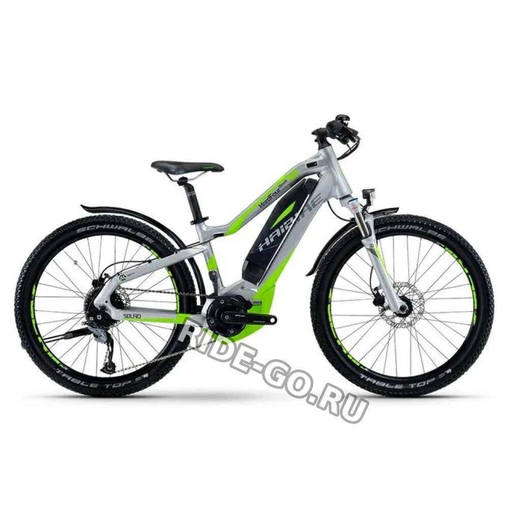 Электровелосипед Haibike SDURO HardSeven 5.0 бело-салатовый