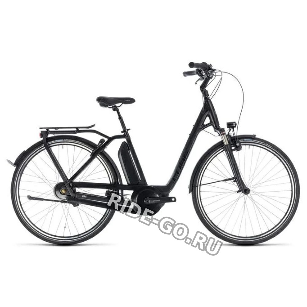 Электровелосипед Cube Town Hybrid PRO RT 500 черный