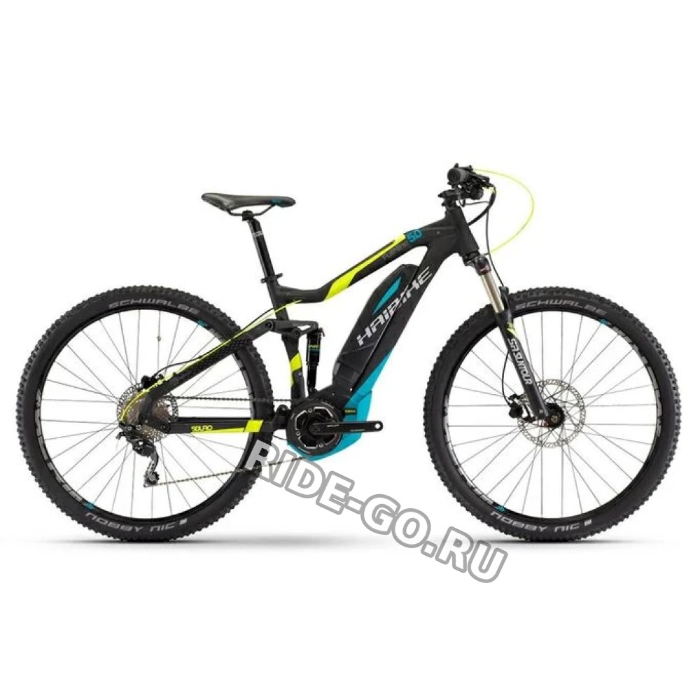 Электровелосипед Haibike SDURO FullNine 5.0 черно-желтый