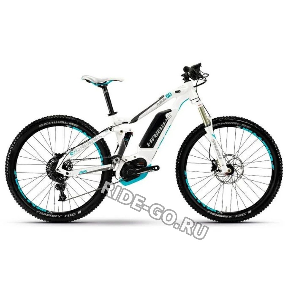 Электровелосипед Haibike XDURO FullLife 5.0 бело-голубой