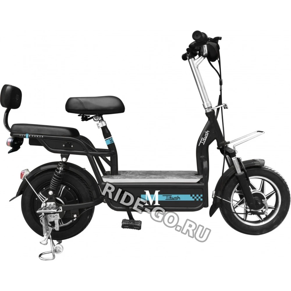 Электро мопед GreenCamel Тайфун 350 (48V 12Ah 350W) Черный