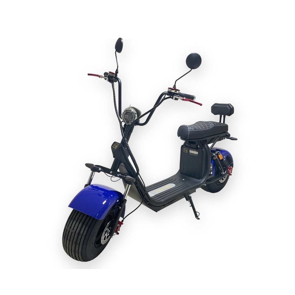 Электроскутер Citycoco GT X7 PRO Синий (2000W)