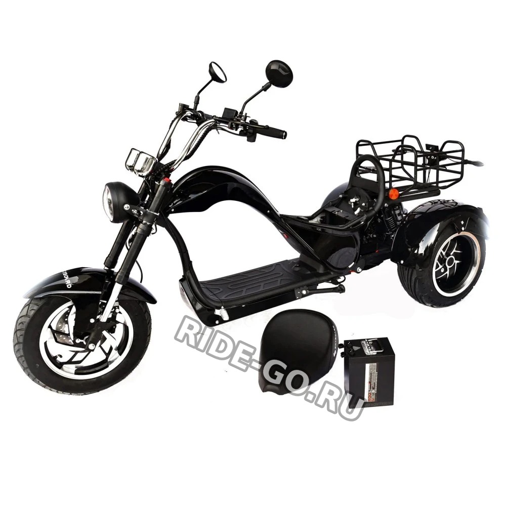 Электроскутер CityCoco Skyboard Chopper-4000 Wide (Dnepr) Trike